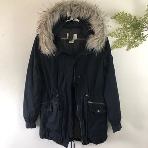 Removable Faux Fur Jacket